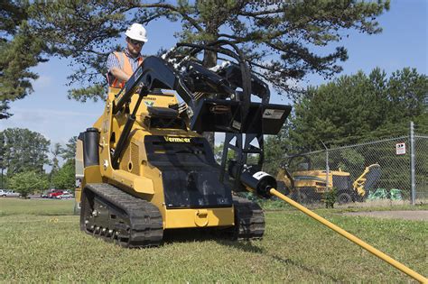 mini skid steer attachments|mini skid steer boring attachment.